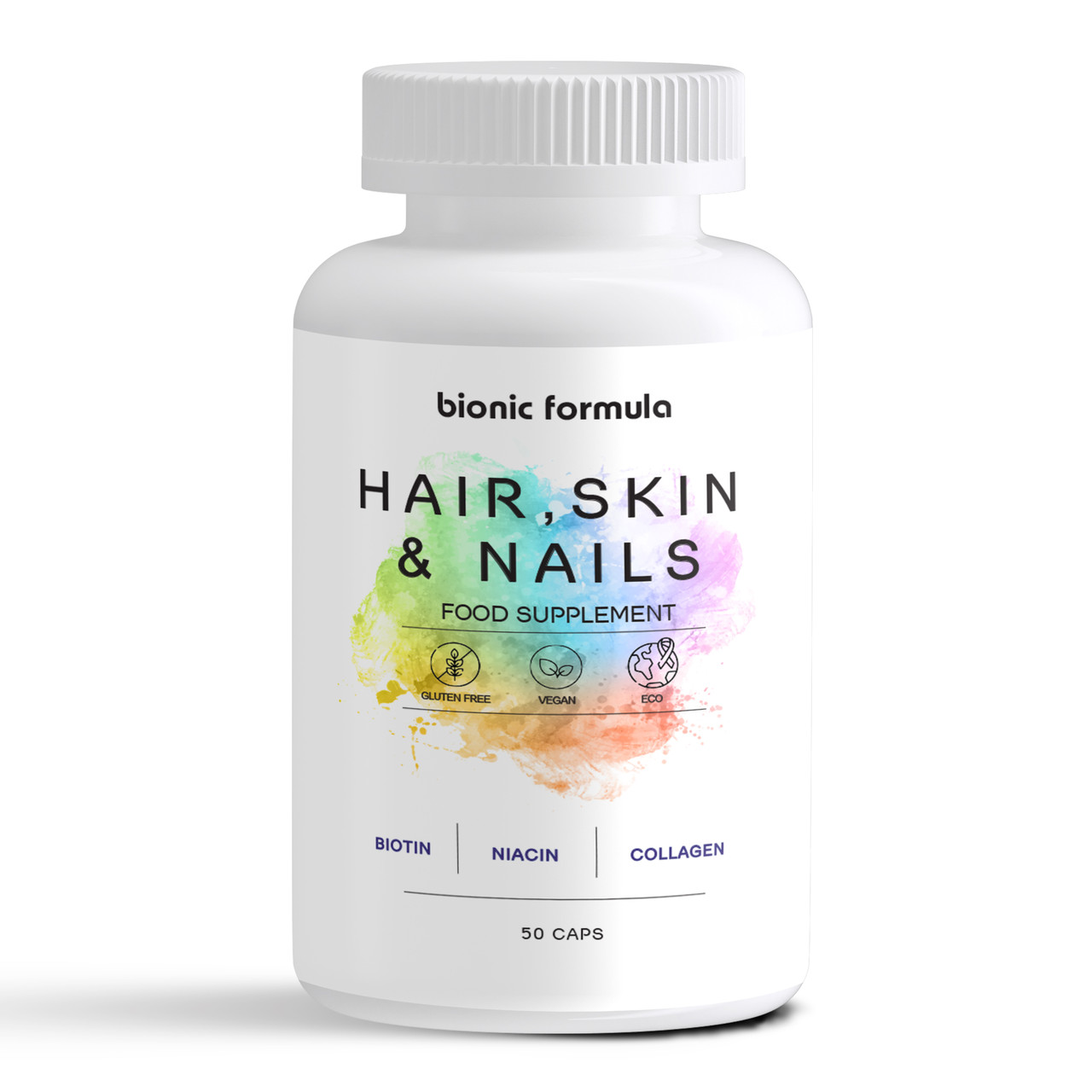 Вітаміни для волосся, шкіри та нігтів, Bionic formula Hair Nails Skin, 50 капсул