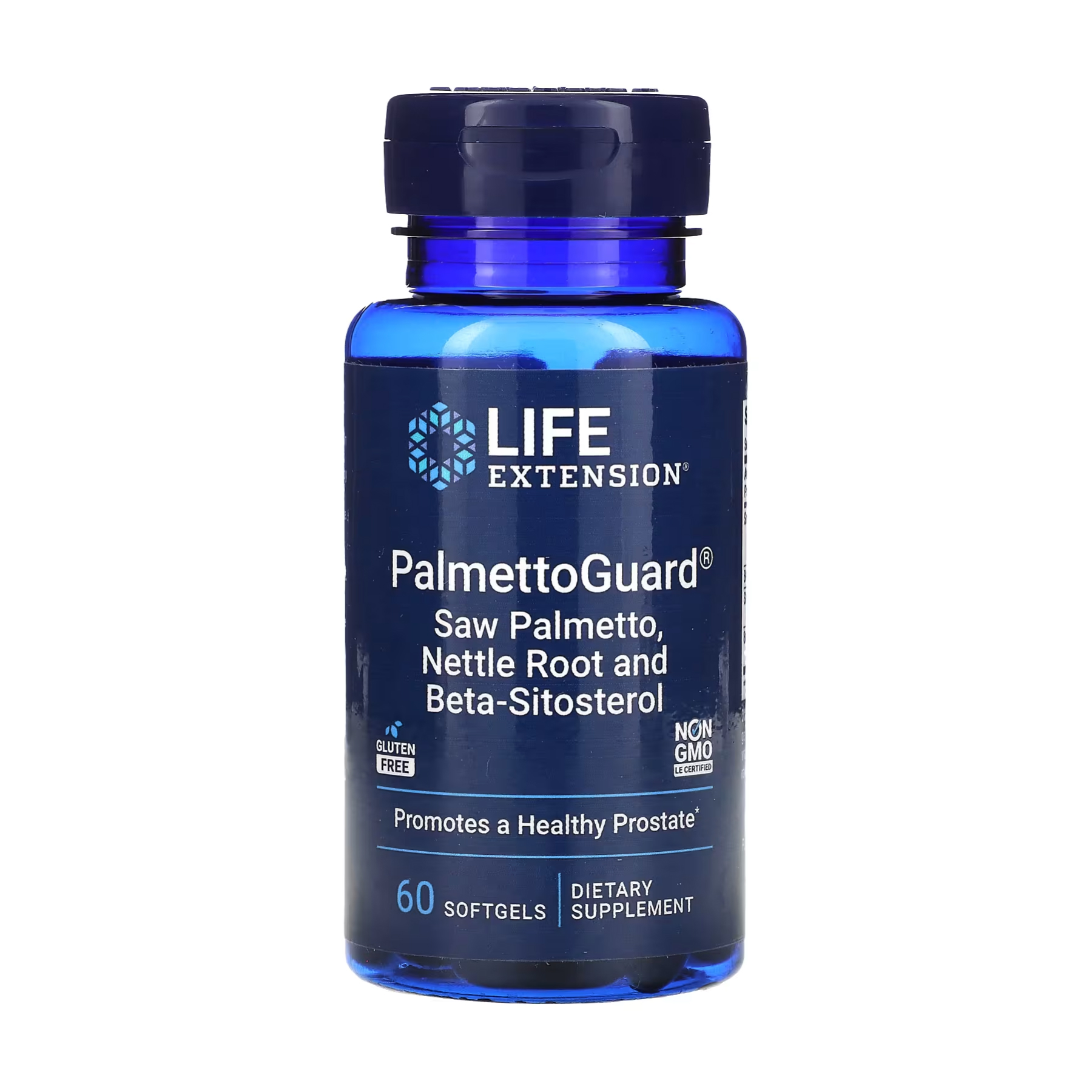 Формула для здоров'я простати з пальмою сереноа, Life Extension PalmettoGuard Saw Palmetto/Nettle Root Formula with Beta-Sitosterol, 60 м'яких капсул