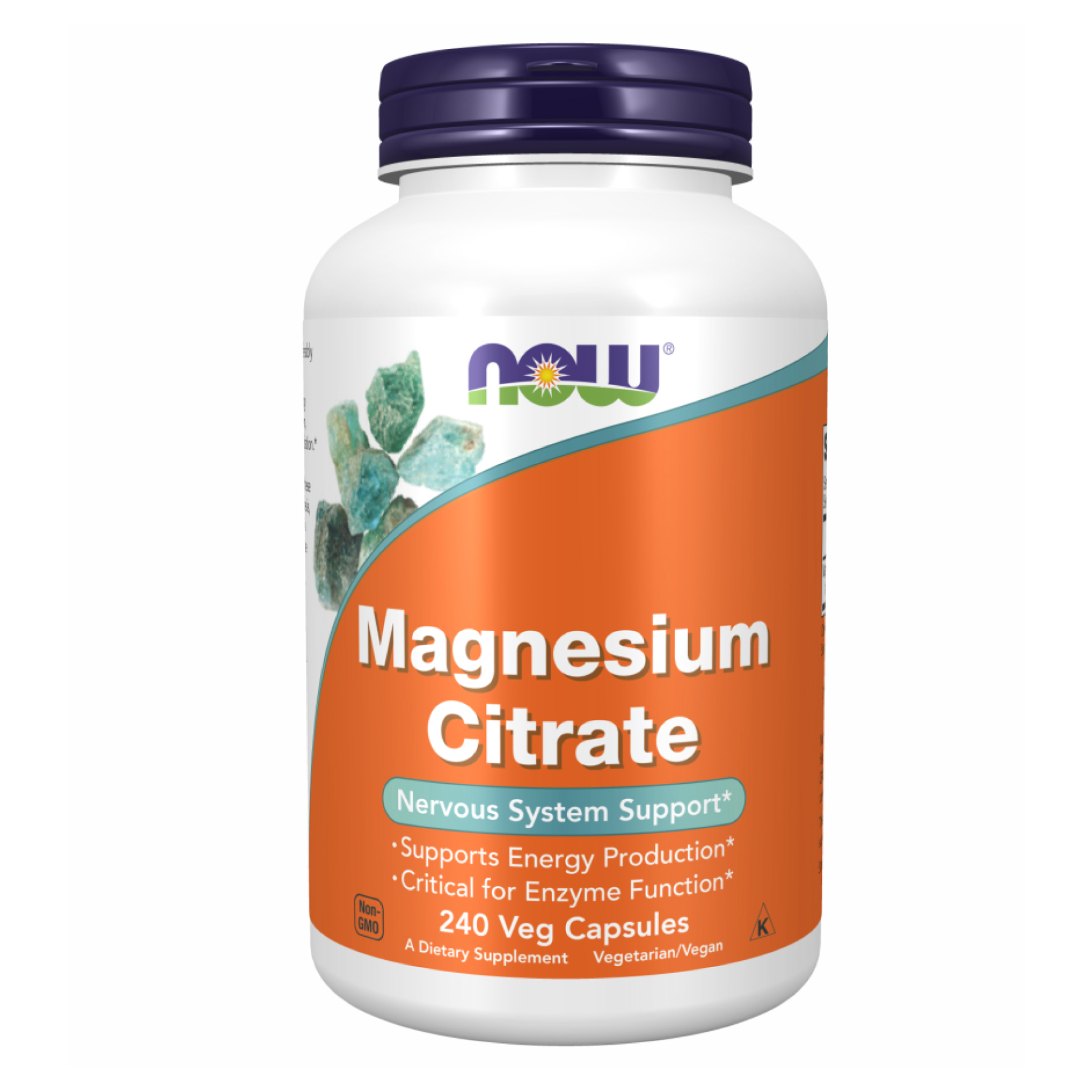 NOW Magnesium Citrate (240 veg caps)