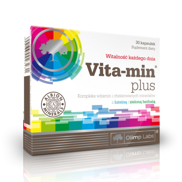Мультивітаміни для дорослих, Olimp Nutrition Vita-min plus, 30 капсул