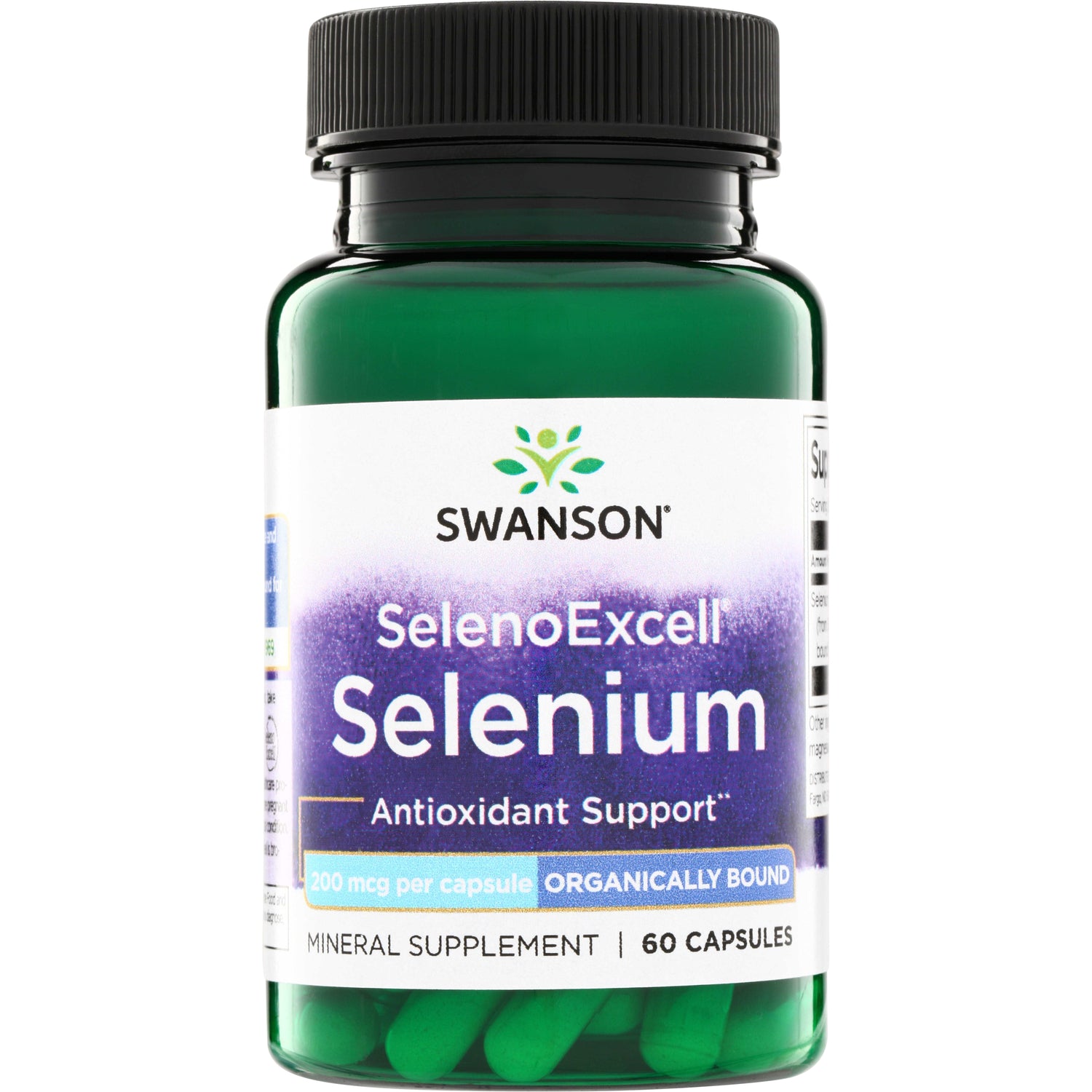 Селен, Swanson SelenoExcell Selenium, 200 мкг, 60 капсул