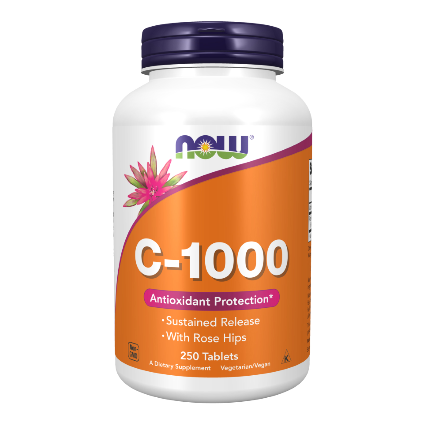 Вітамін C з шипшиною з уповільненим вивільненням, Now Foods C-1000 RH SR, 1000 мг, 250 таблеток