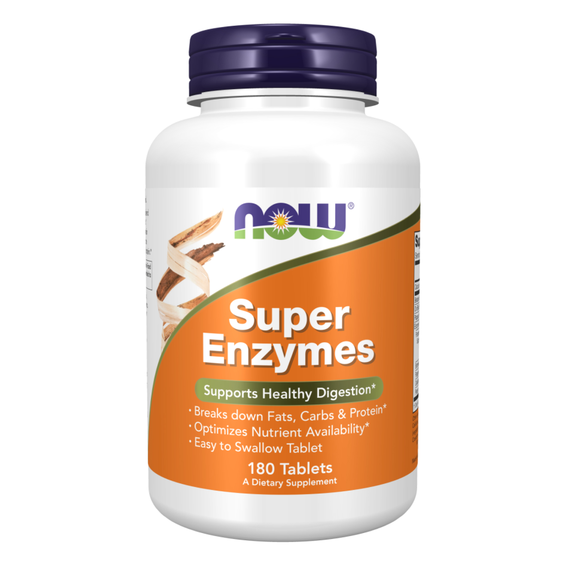 Ферменти для травлення, Now Foods Super Enzymes, 180 таблеток