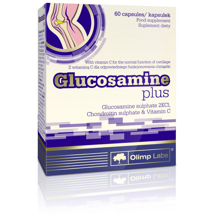 Глюкозамін для здоров'я суглобів, Olimp Nutrition Glucosamine Plus, 60 капсул