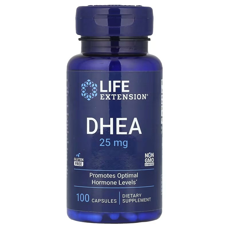 Дегідроепіандростерон, Life Extension DHEA, 25 мг, 100 капсул