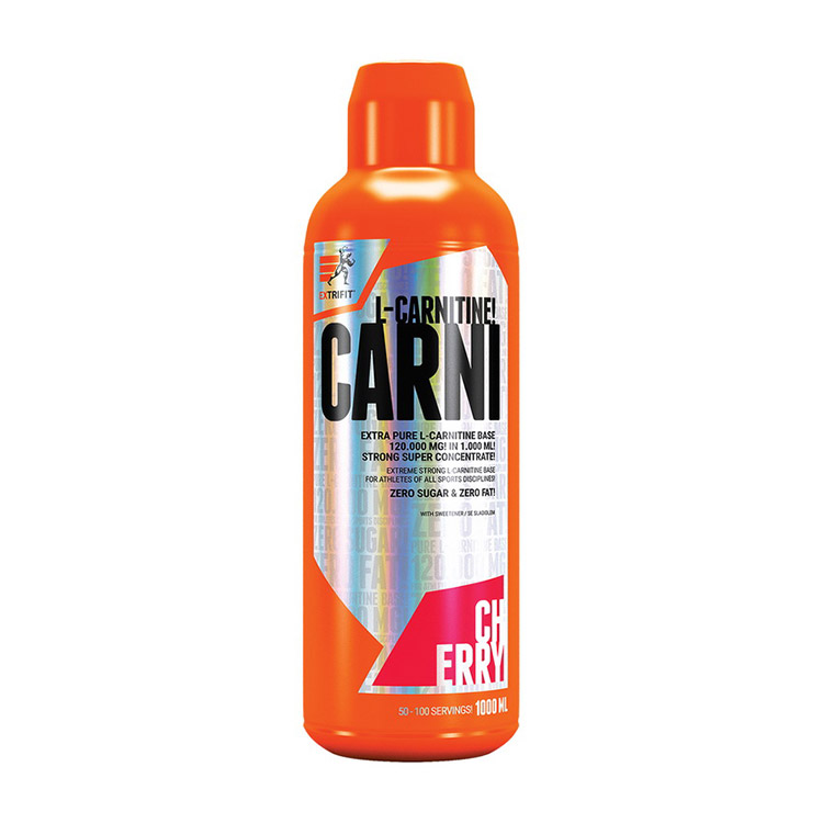 L-карнітин для спалювання жиру, EXTRIFIT CARNI 120 000 mg, 1 л (Персиковий холодний чай)