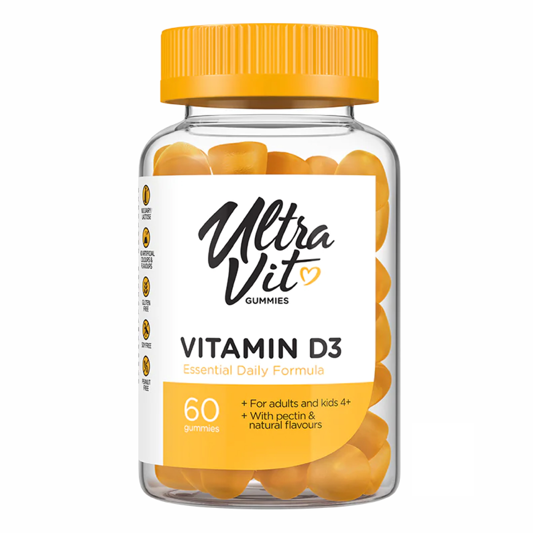 Вітамін D3, VP Lab Vitamin D3, 60 жувальних цукерок