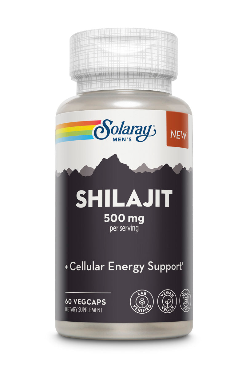 Мумійо, Solaray Shilajit, 500 мг, 60 вегетаріанських капсул