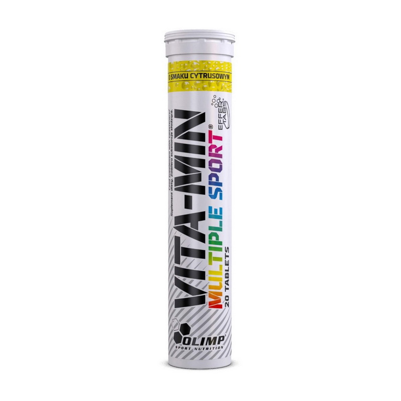 Мультивітамінний комплекс, Olimp Nutrition Vita-Min Multiple Sport, 20 таблеток (Цитрус)
