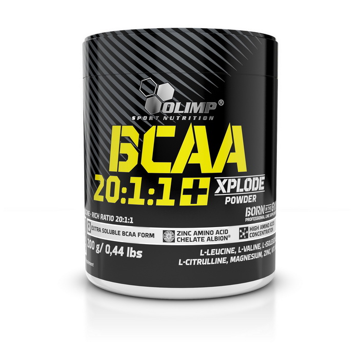 BCAA амінокислоти, Olimp Nutrition BCAA 20:1:1 Xplode, 200 г (Кола)