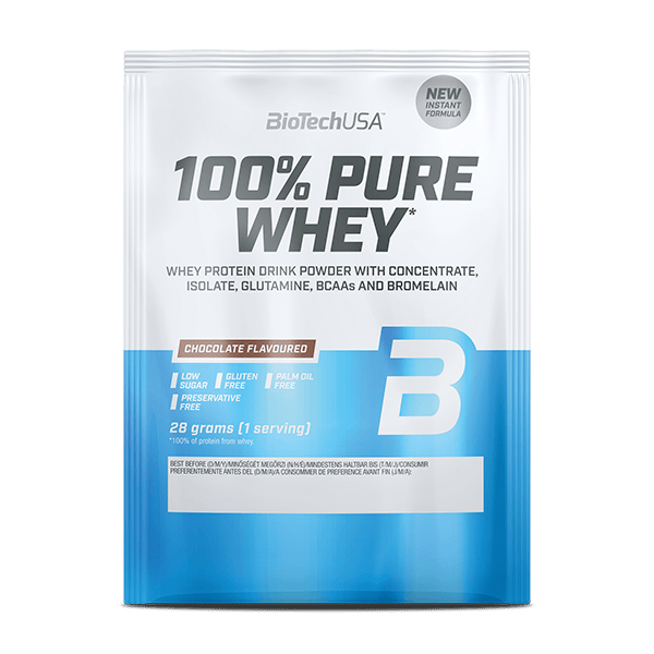 Протеїн сироватковий, BioTech 100% Pure Whey, 28 г (Шоколад)