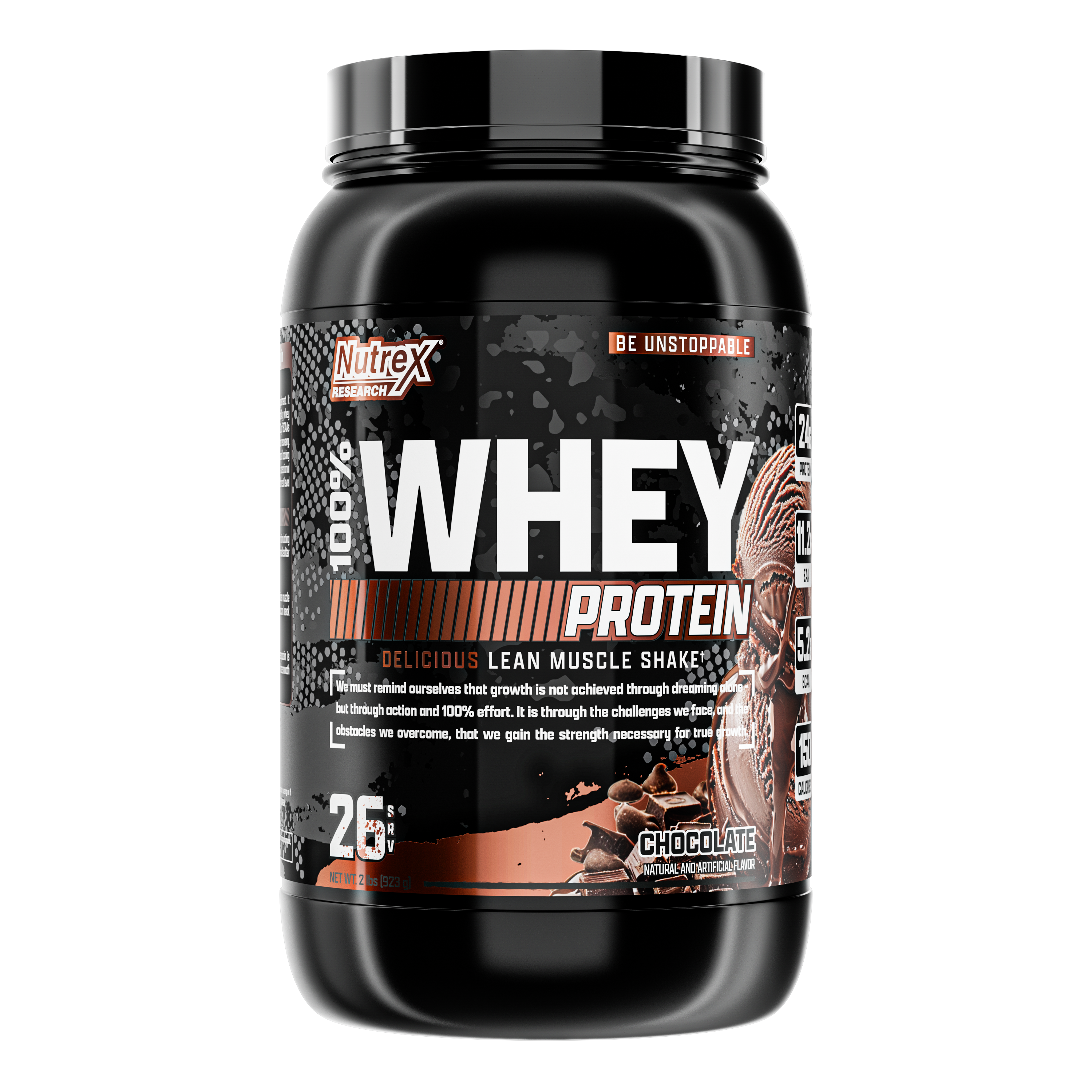 100% Whey Protein - 913g Chocolate