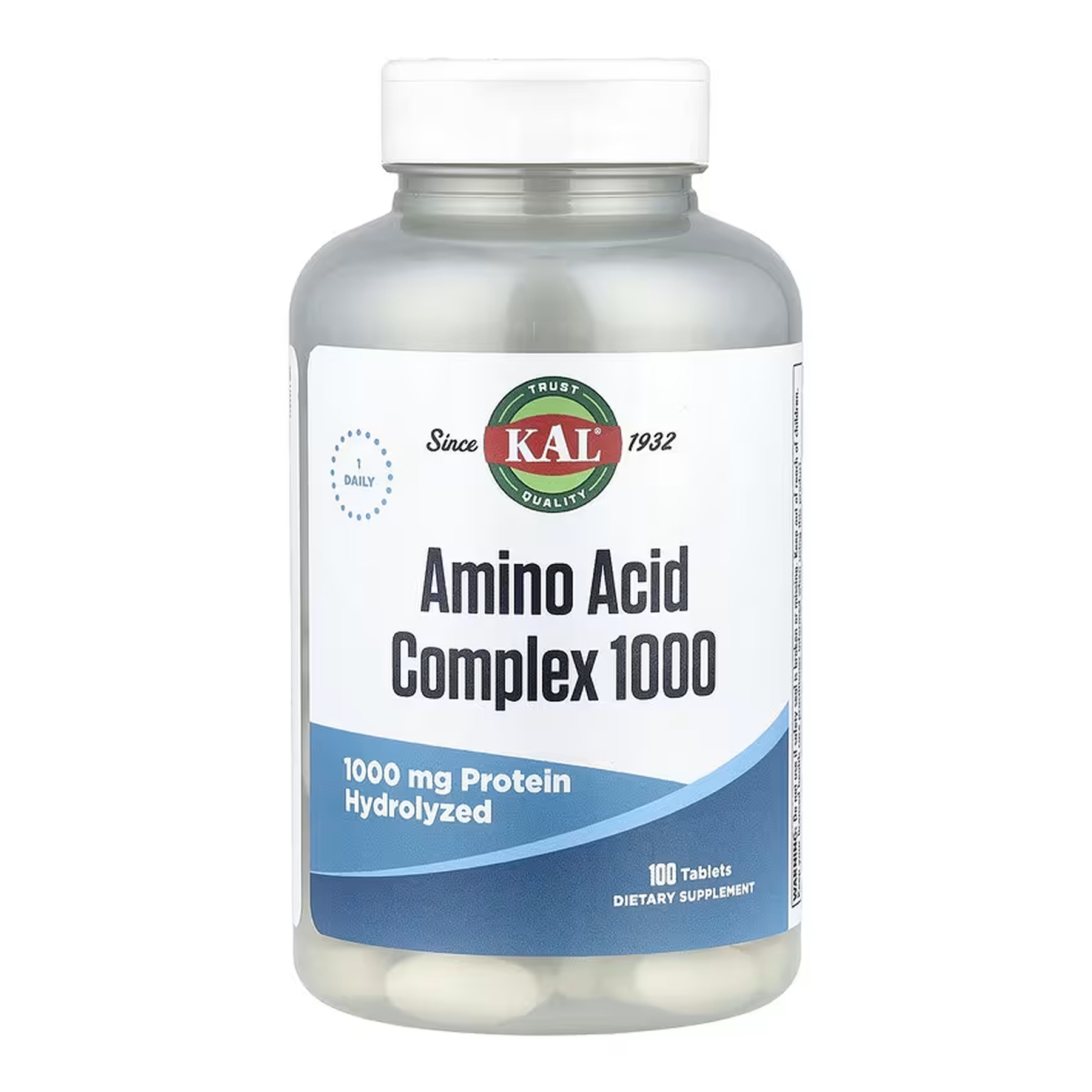 Амінокислотний комплекс, Kal Amino Acid Complex, 1000 мг, 100 таблеток