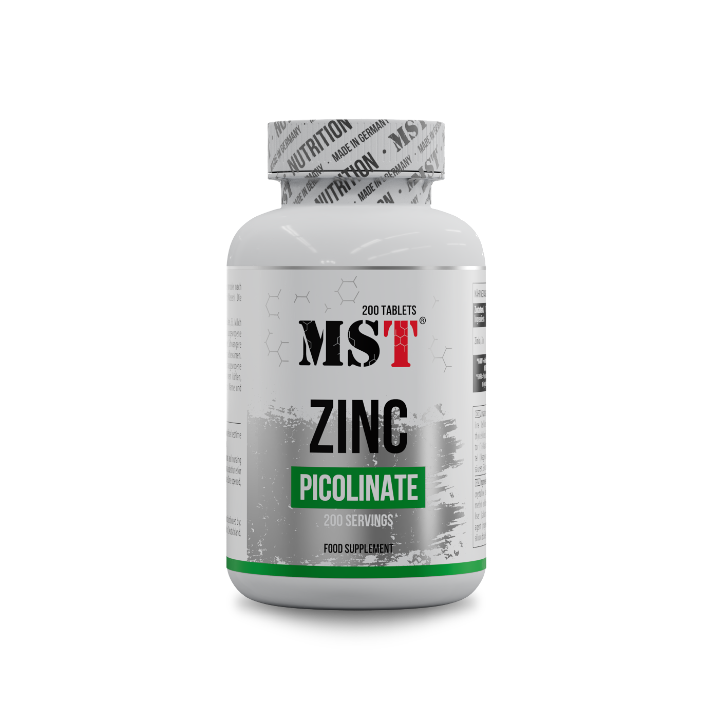 Цинк піколінат, MST Zinc Picolinate, 200 таблеток