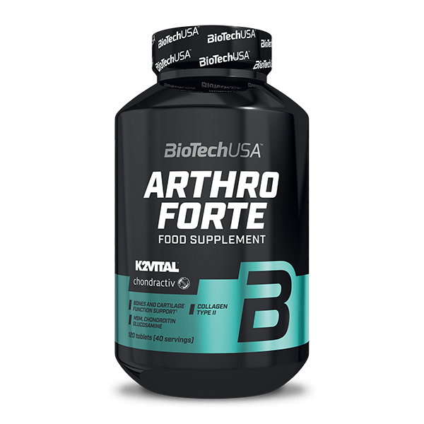 Глюкозамін та хондроїтин для суглобів, BioTech Arthro Forte, 120 таблеток