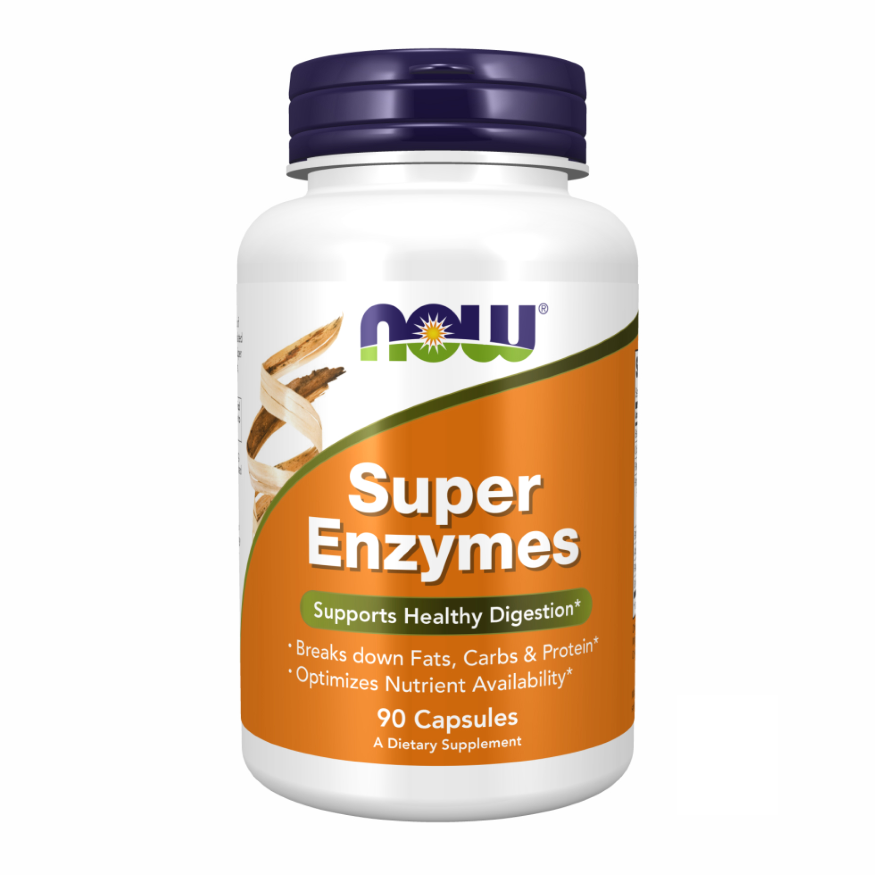 Ферменти для травлення, Now Foods Super Enzymes, 90 капсул