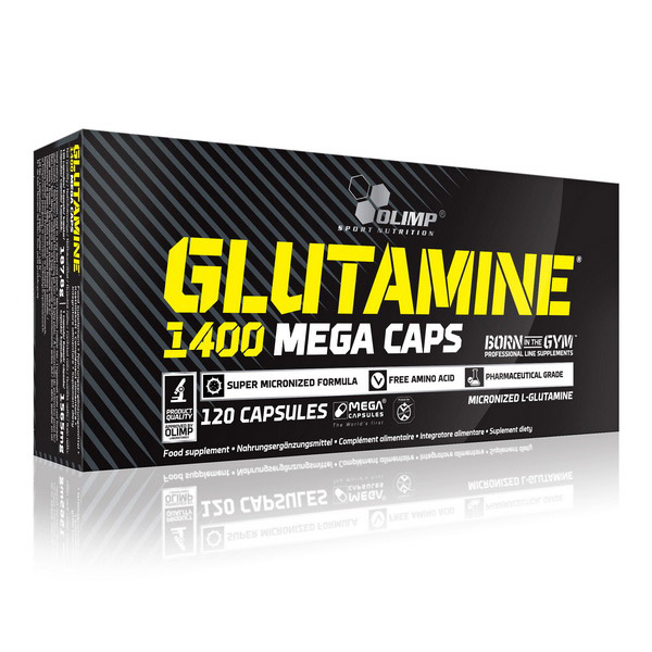 L-глутамін, Olimp Nutrition L-Glutamine 1400 mega caps, 120 капсул