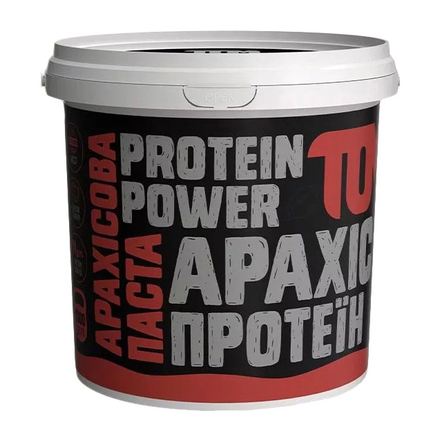 Арахісова паста з протеїном, TOM peanut butter peanut butter 1000 г.