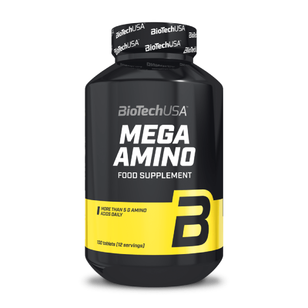 Амінокислотний комплекс, BioTech Mega Amino, 100 таблеток