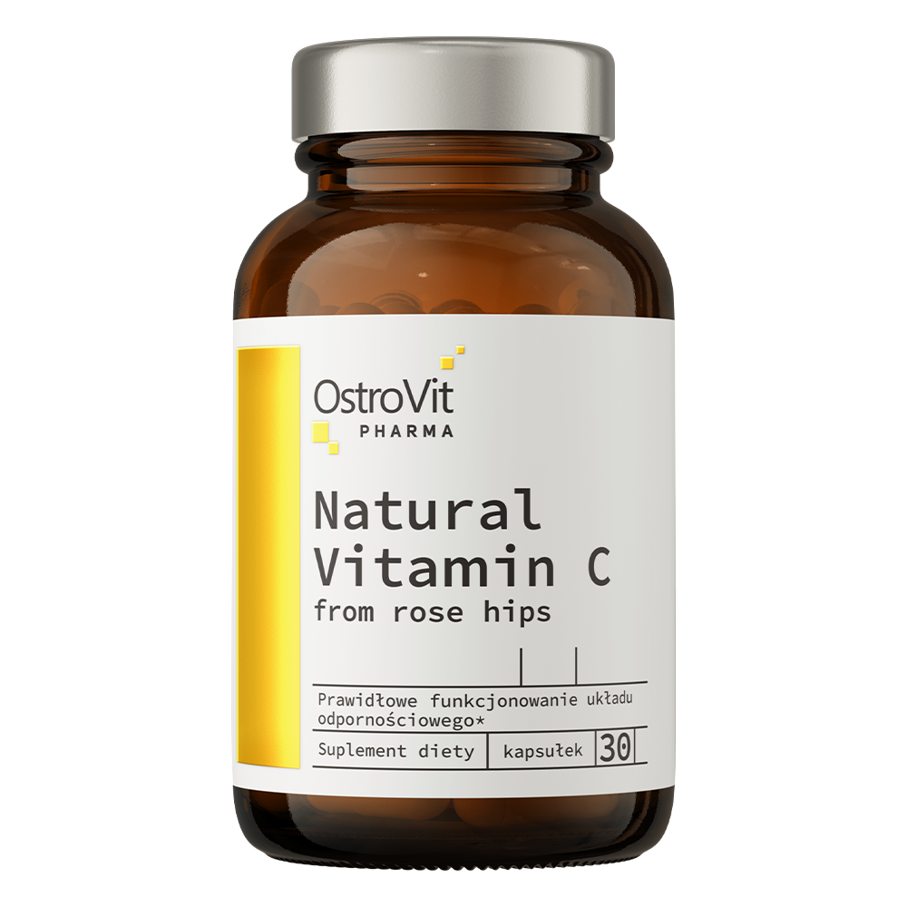 Pharma Natural Vitamin C from Rose Hips - 30 капс