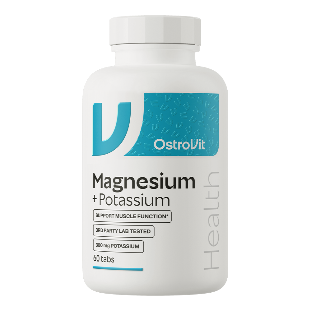 Магній та калій, OstroVit Magnesium + Potassium, 60 таблеток