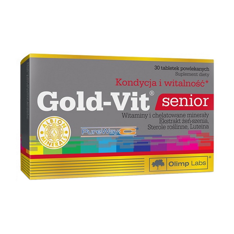 Вітамінно-мінеральний комплекс для літніх людей, Olimp Nutrition Gold-Vit Senior, 30 таблеток