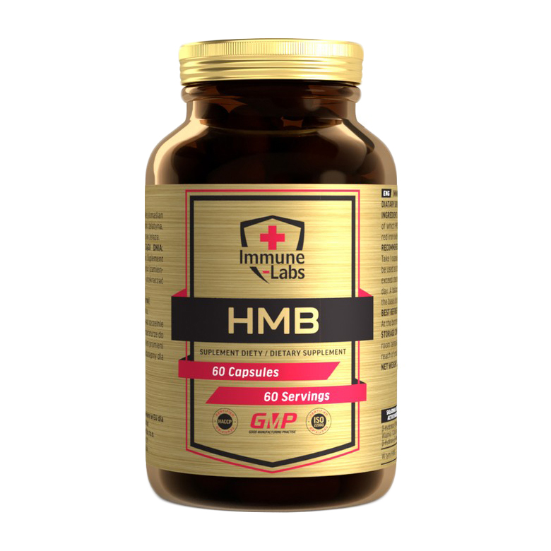 HMB для відновлення м'язів, Immune Labs HMB, 800 мг, 60 капсул