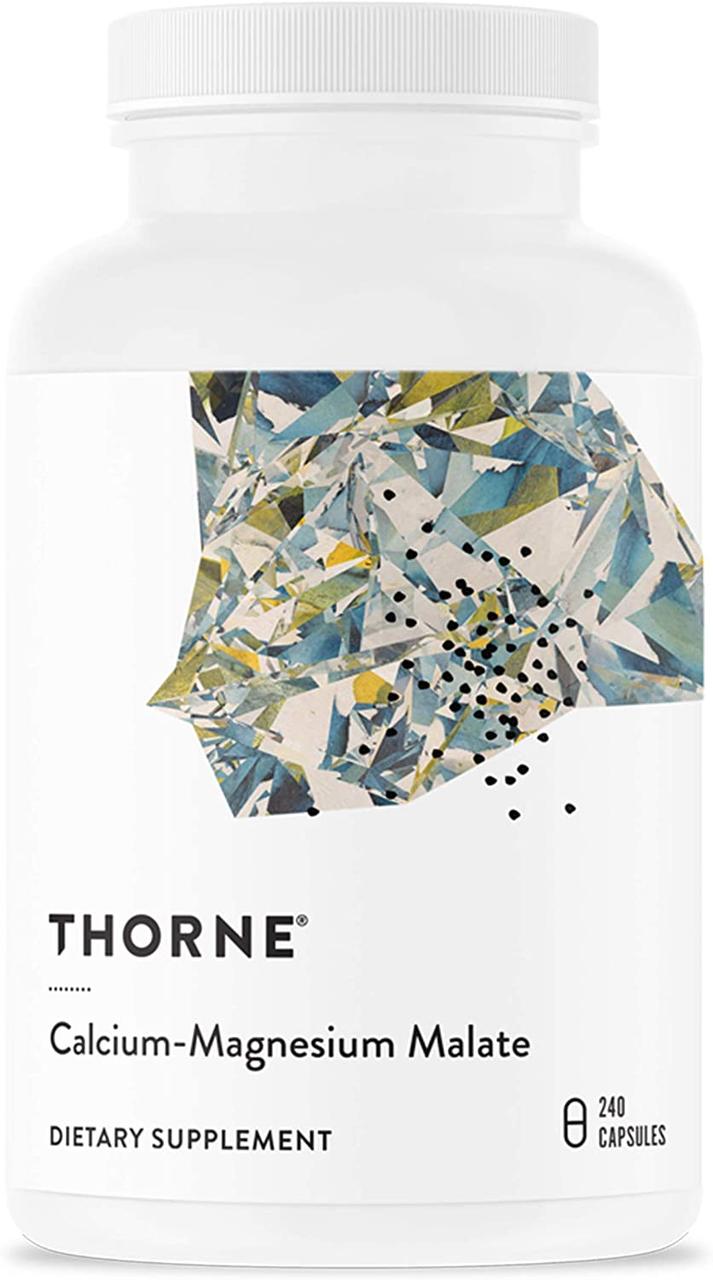 Кальцій та магній малат, Thorne Research Calcium-Magnesium Malate, 240 капсул