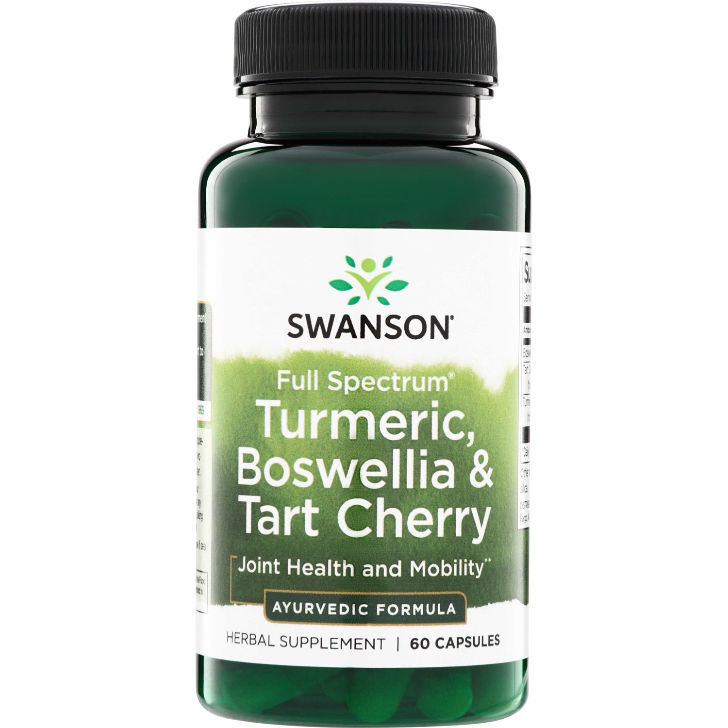 Куркума, босвелія та кисла вишня, Swanson Full Spectrum Turmeric Boswellia Tart Cherry, 60 капсул