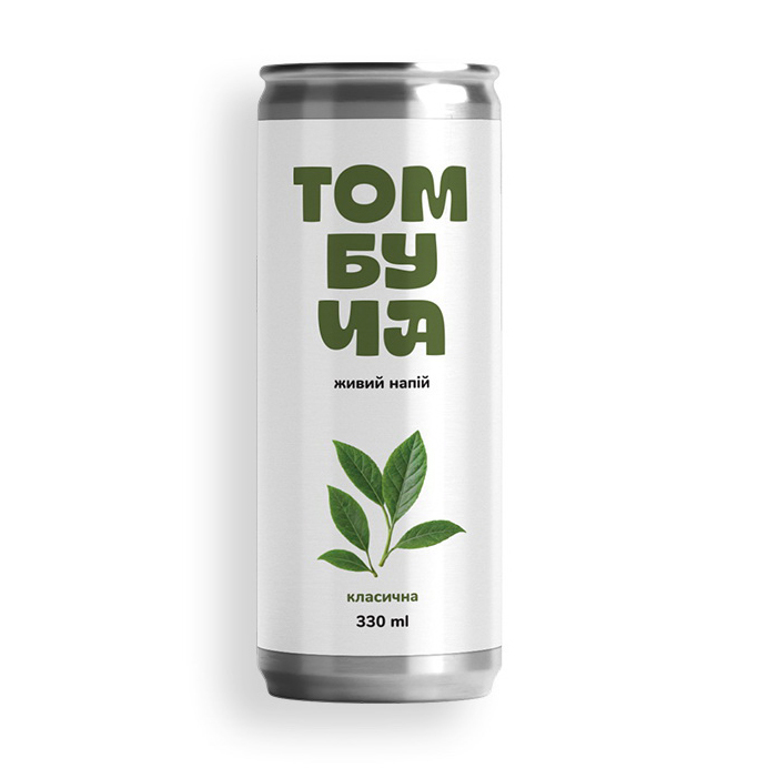 Комбуча, TOM peanut butter, 330 мл (Класична)