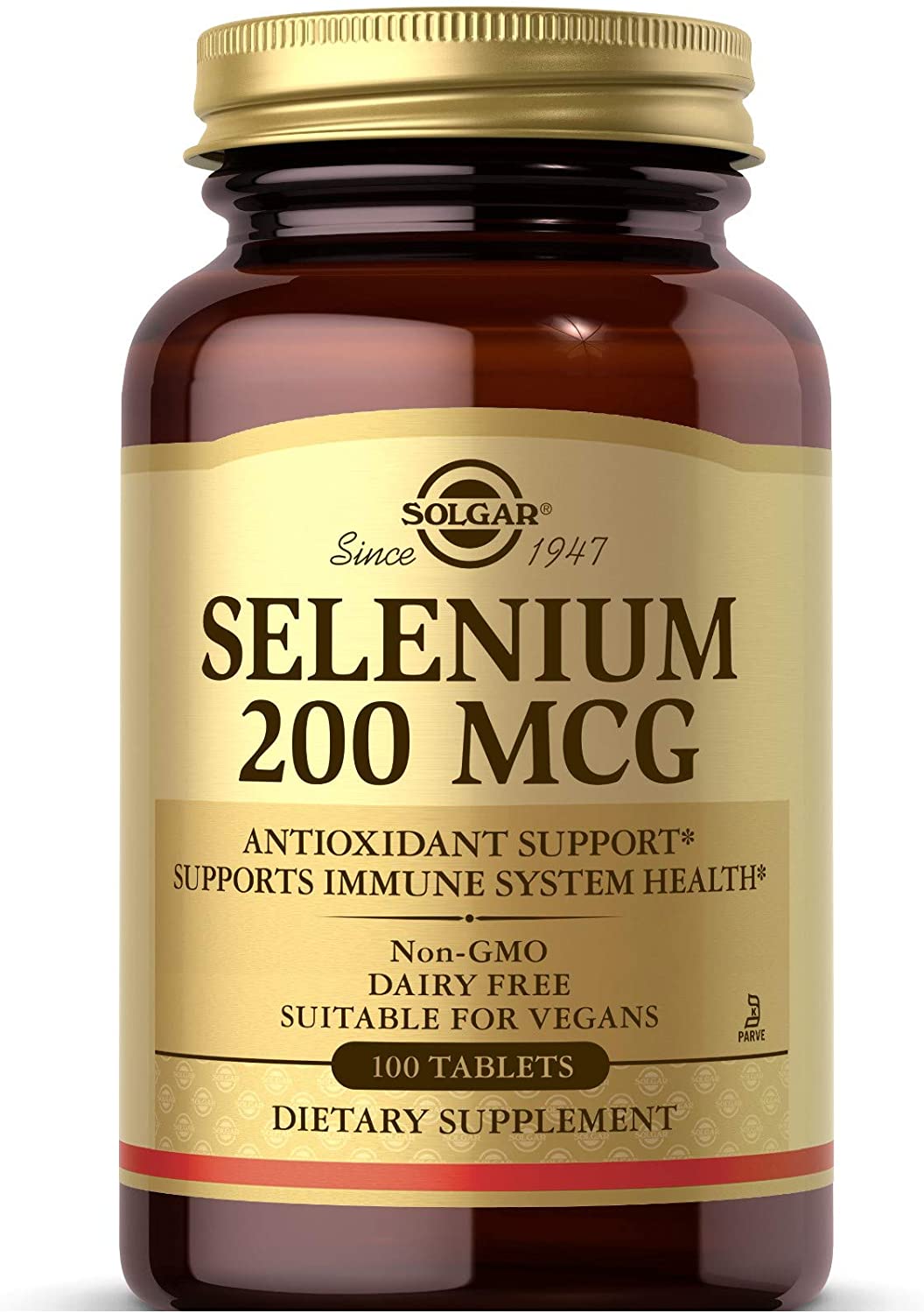 Селен, Solgar Selenium, 200 мкг, 100 таблеток