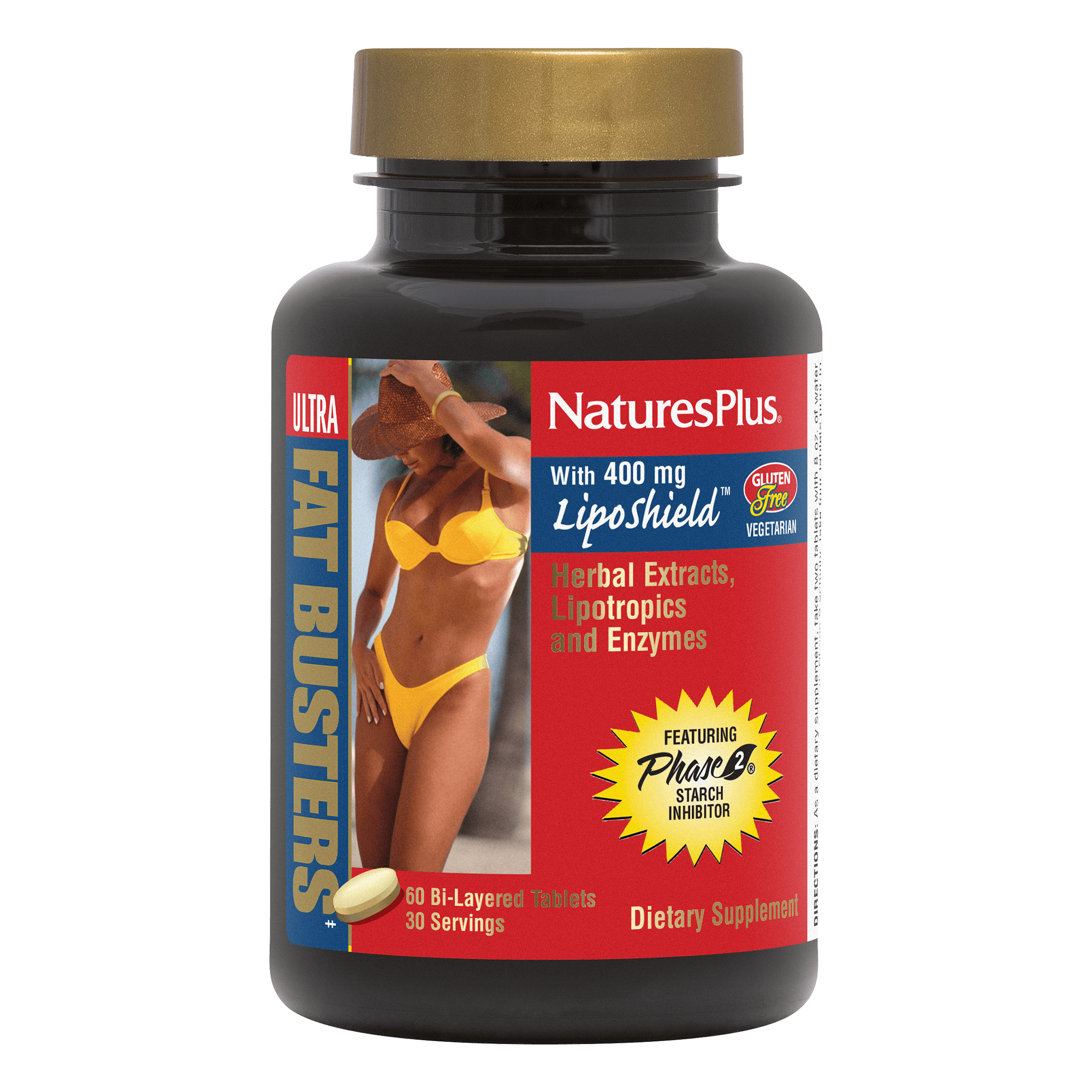 Жироспалювач, Natures Plus Ultra Fat Busters, 60 таблеток