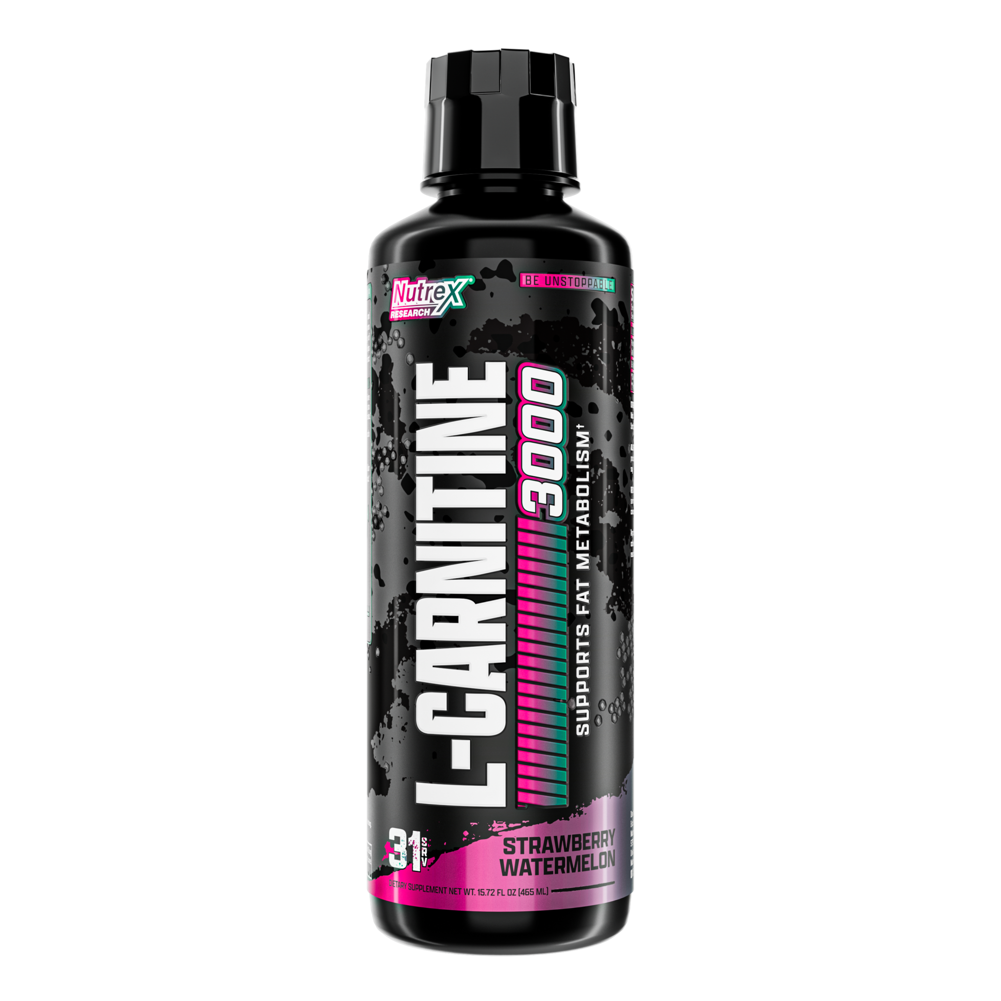 L-карнітин для енергії та спалювання жиру, Nutrex Liquid L-Carnitine 3000, 3000 мг, 465 мл (Полуниця та кавун)