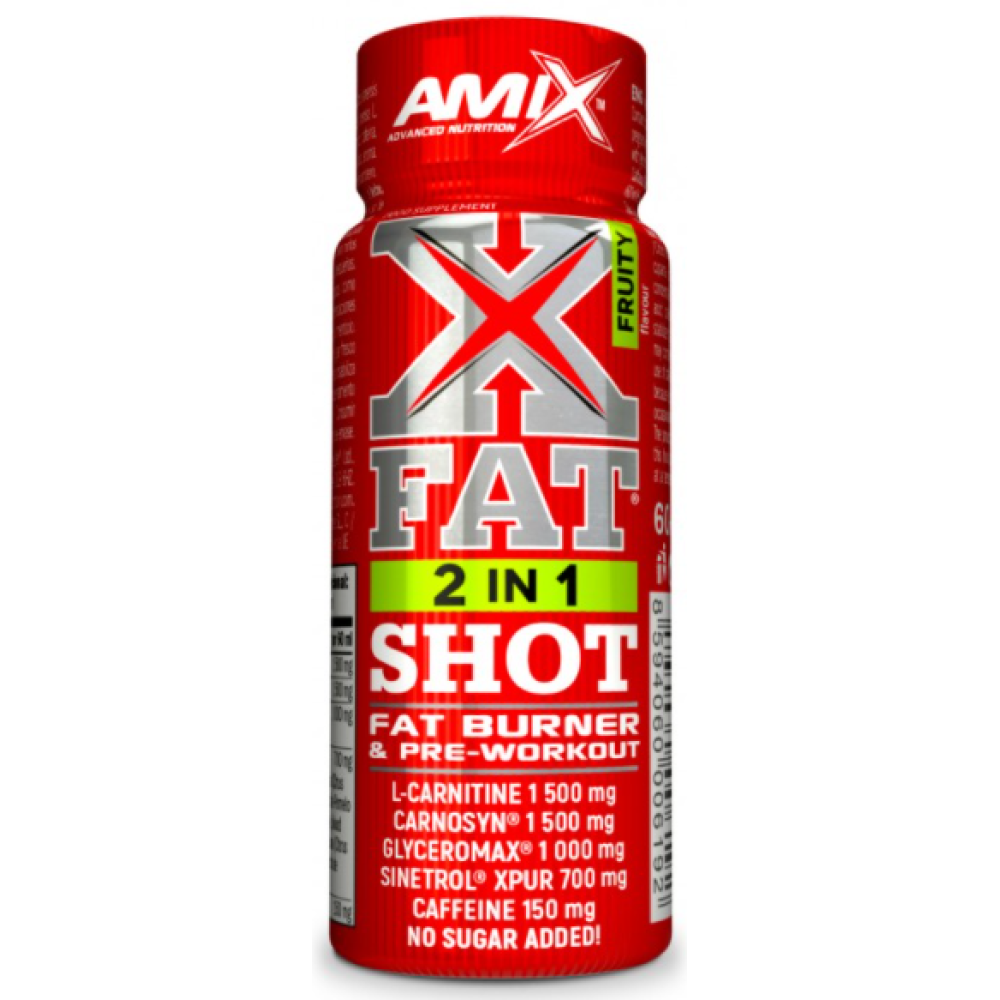 Жироспалювач, Amix XFat 2in1 SHOT, 60 мл (Фруктовий)