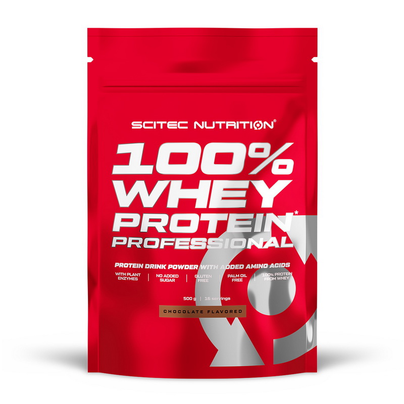Протеїн сироватковий, Scitec Nutrition 100% Whey Protein Professional, 500 г (Білий шоколад)
