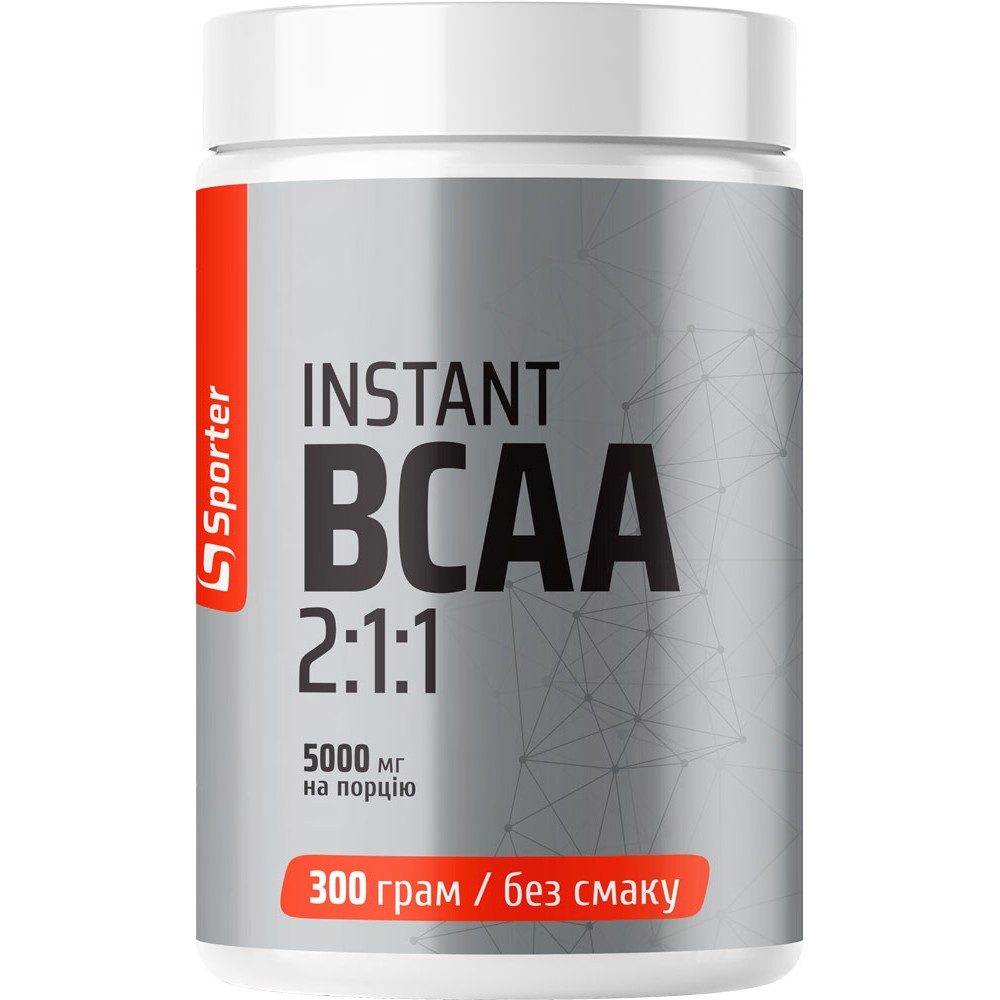 BCAA амінокислоти, Sporter Instant BCAA 2:1:1, 300 г