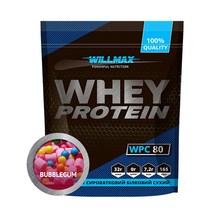 Сироватковий протеїн, Willmax Whey Protein 80, 920 г (Ананас-кокос)