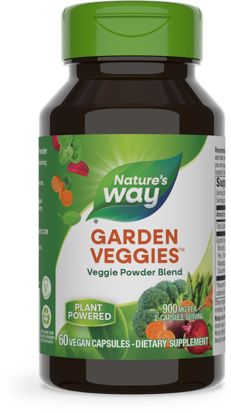Овочева суміш, Nature's Way Garden Veggies, 900 мг, 60 вегетаріанських капсул