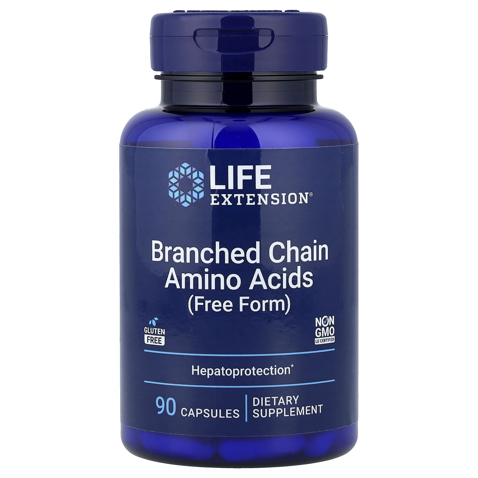 Амінокислоти BCAA, Life Extension Branched Chain Amino Acids, 90 капсул