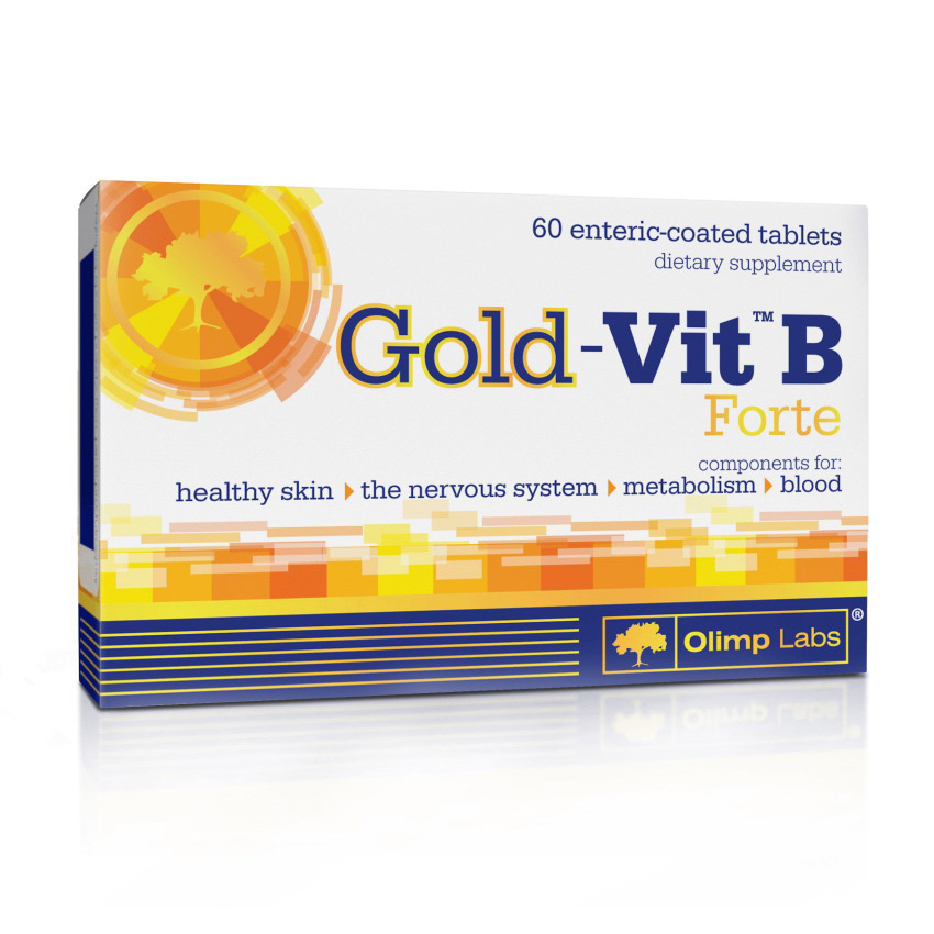 Вітаміни групи B, Olimp Nutrition Gold-Vit B forte, 60 таблеток
