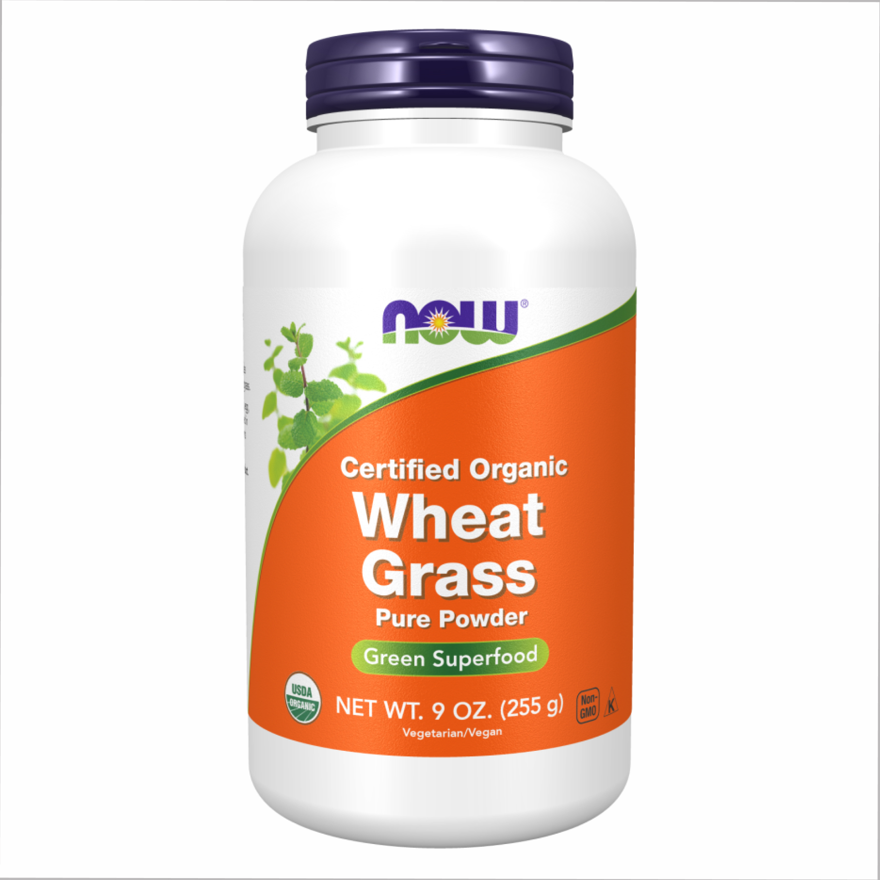 Пророщена пшениця, Now Foods Certified Organic Wheat Grass, 255 г