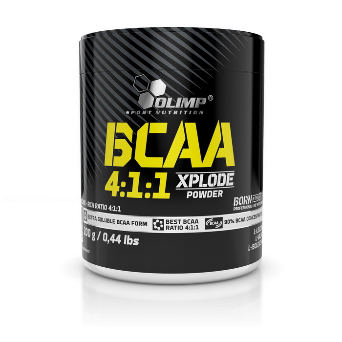 BCAA амінокислоти, Olimp Nutrition BCAA 4:1:1 Xplode, 200 г (Груша)