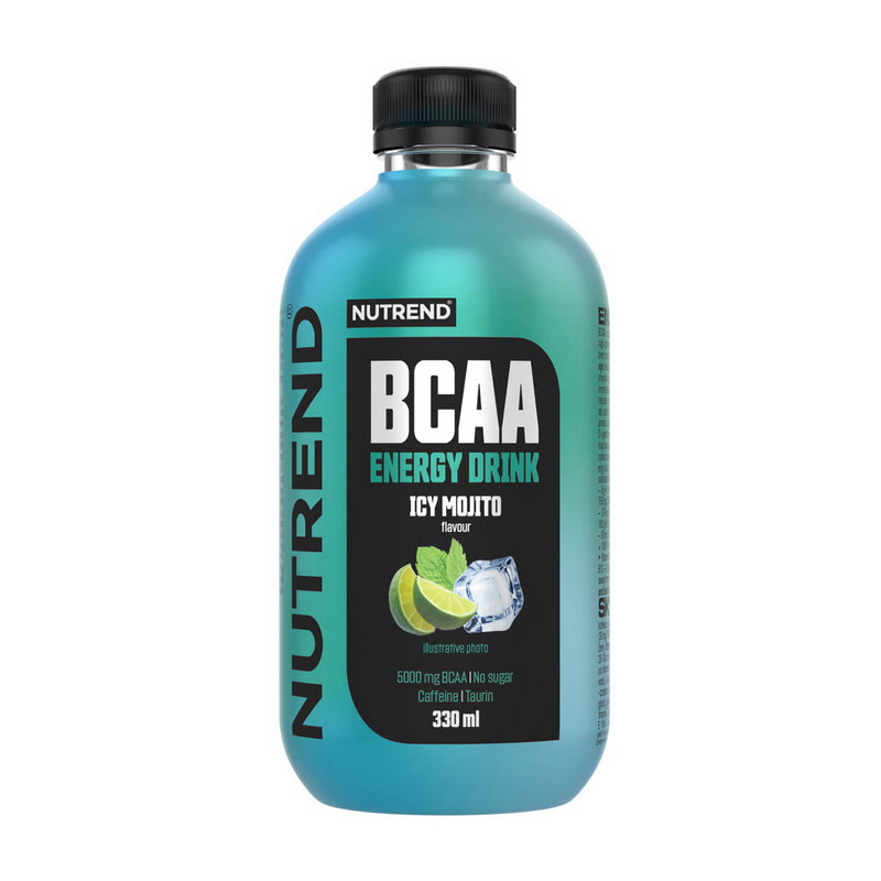 BCAA енергетичний напій, Nutrend BCAA Energy Drink, 330 мл (Мохіто)