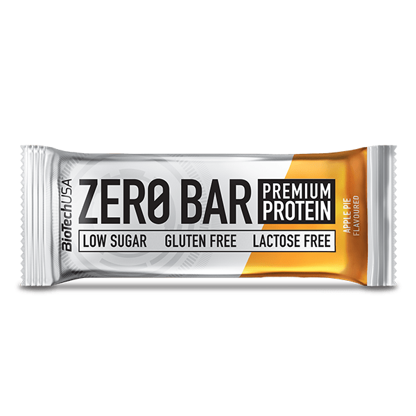 Протеїновий батончик, BioTech Zero Bar, 50 г (Яблучний пиріг)