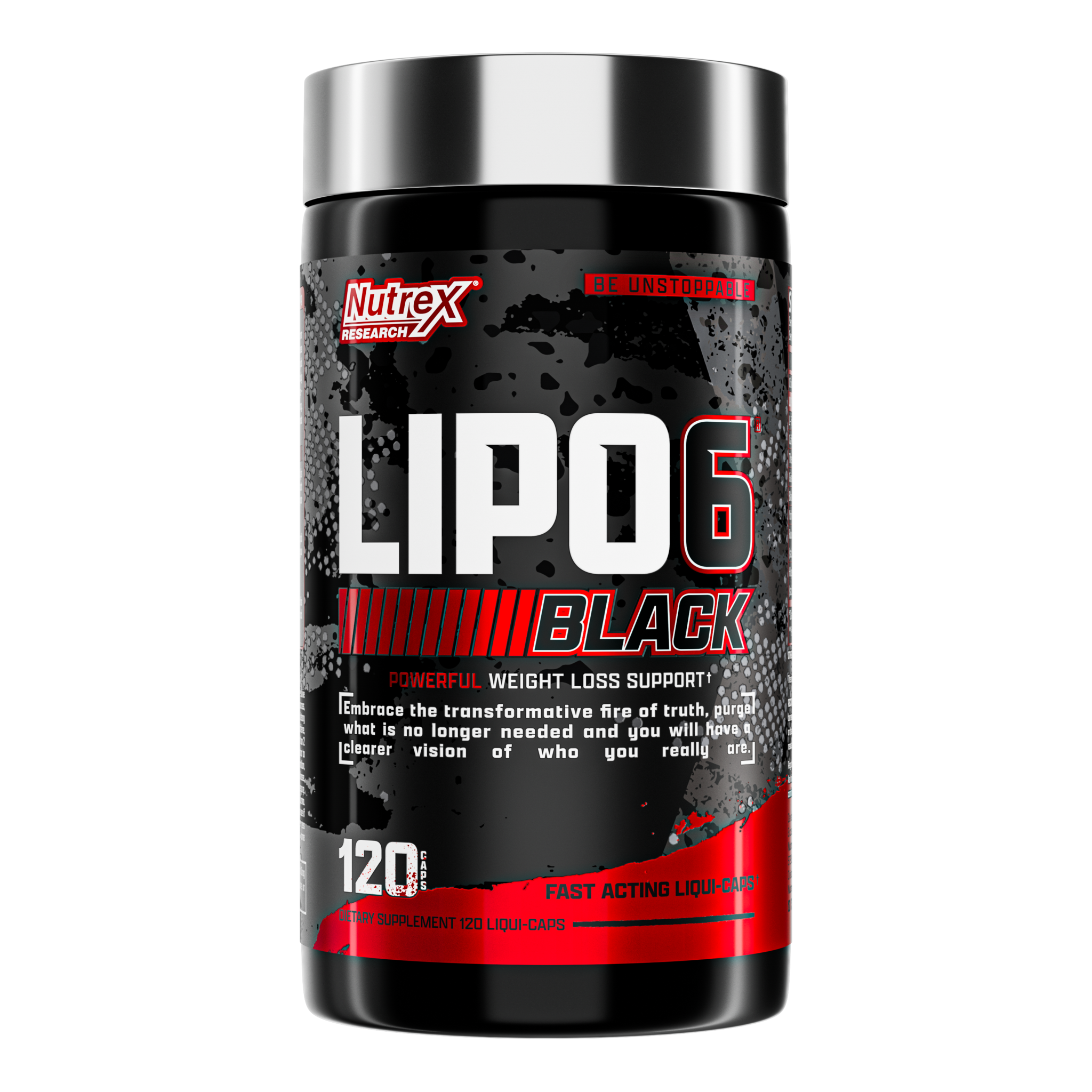 Жироспалювач, Nutrex Lipo-6 Black, 120 капсул