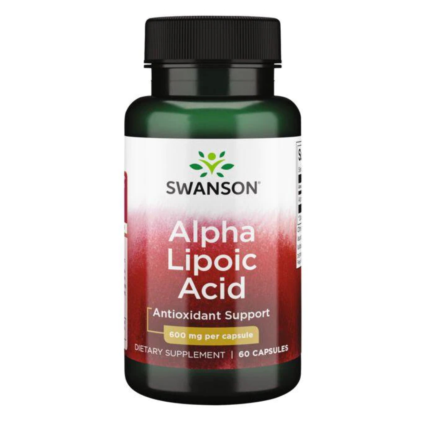 Альфа-ліпоєва кислота, Swanson Alpha Lipoic Acide, 600 мг, 60 капсул