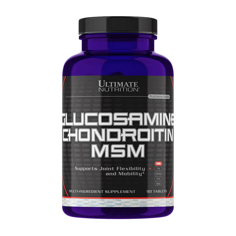 Глюкозамін, хондроїтин та МСМ, Ultimate Nutrition Gl-Ch-Msm, 90 таблеток