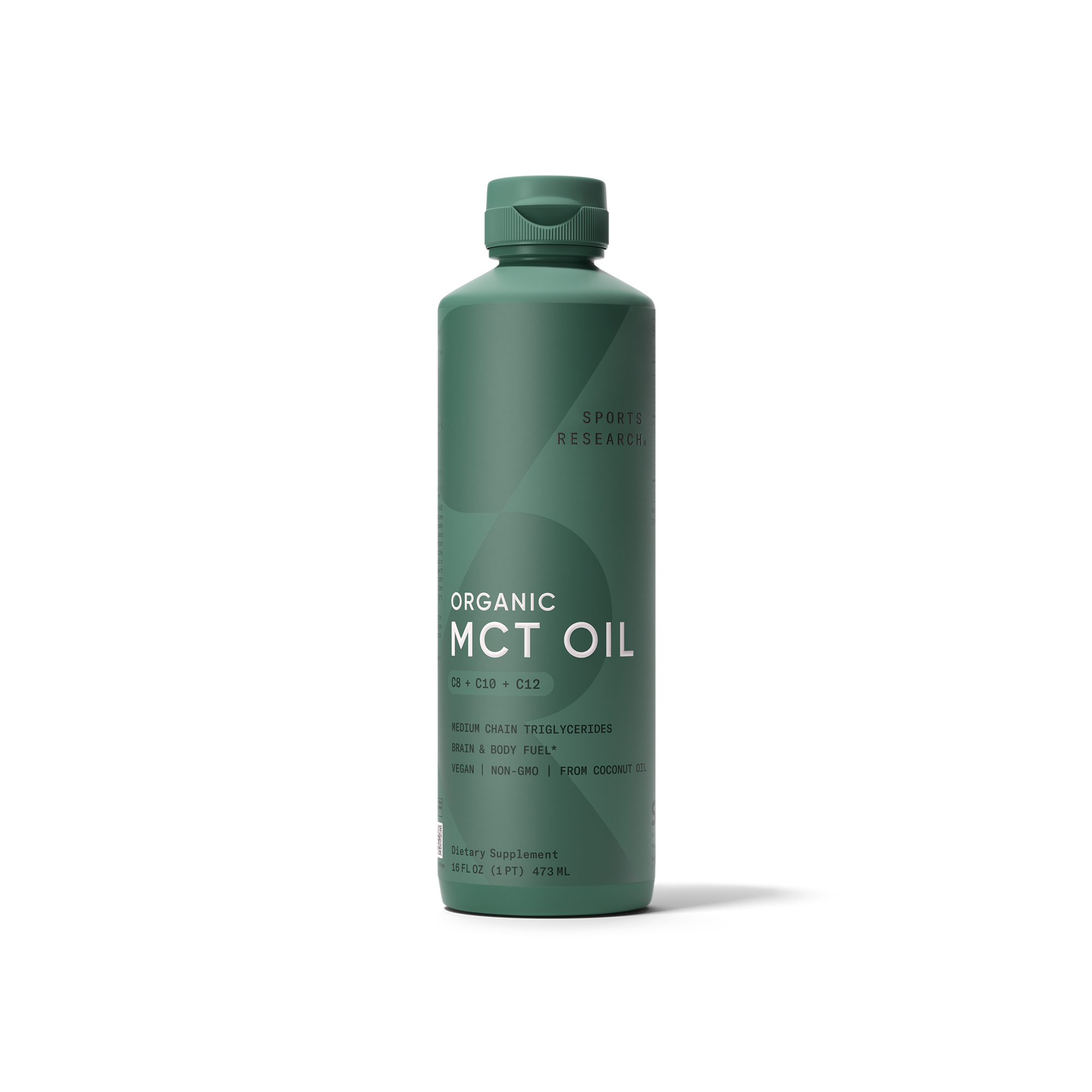 Олія МСТ, Sports Research Organic MCT Oil, 473 мл