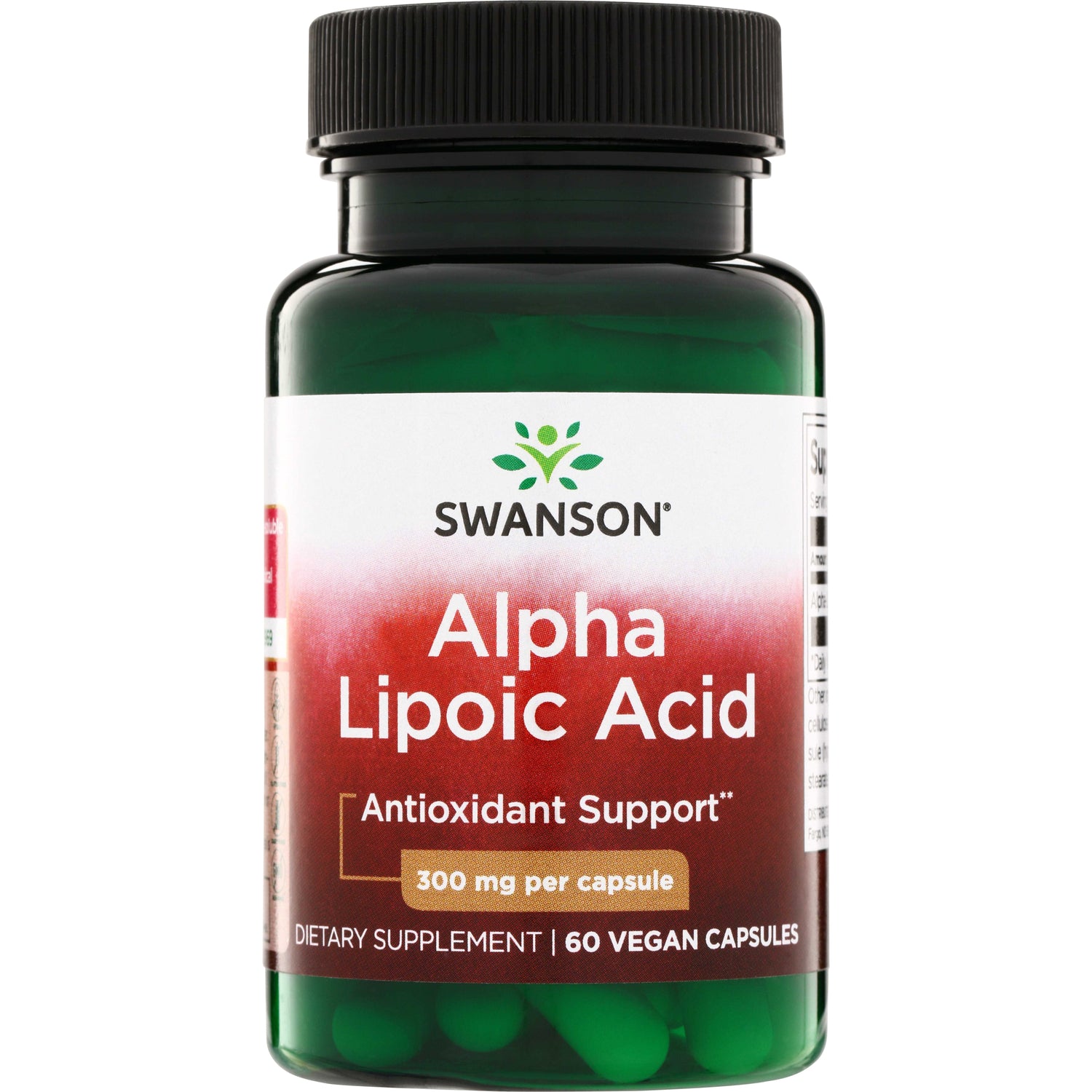 Альфа-ліпоєва кислота, Swanson Alpha Lipoic Acid, 300 мг, 60 капсул