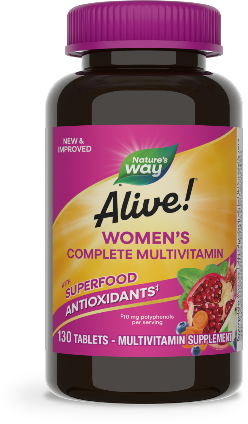 Мультивітаміни для жінок, Nature's Way Alive! Women's Complete Multivitamin, 130 таблеток